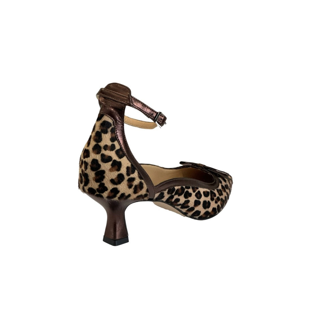Rhea - Cipele s visokom petom s leopard dezenom