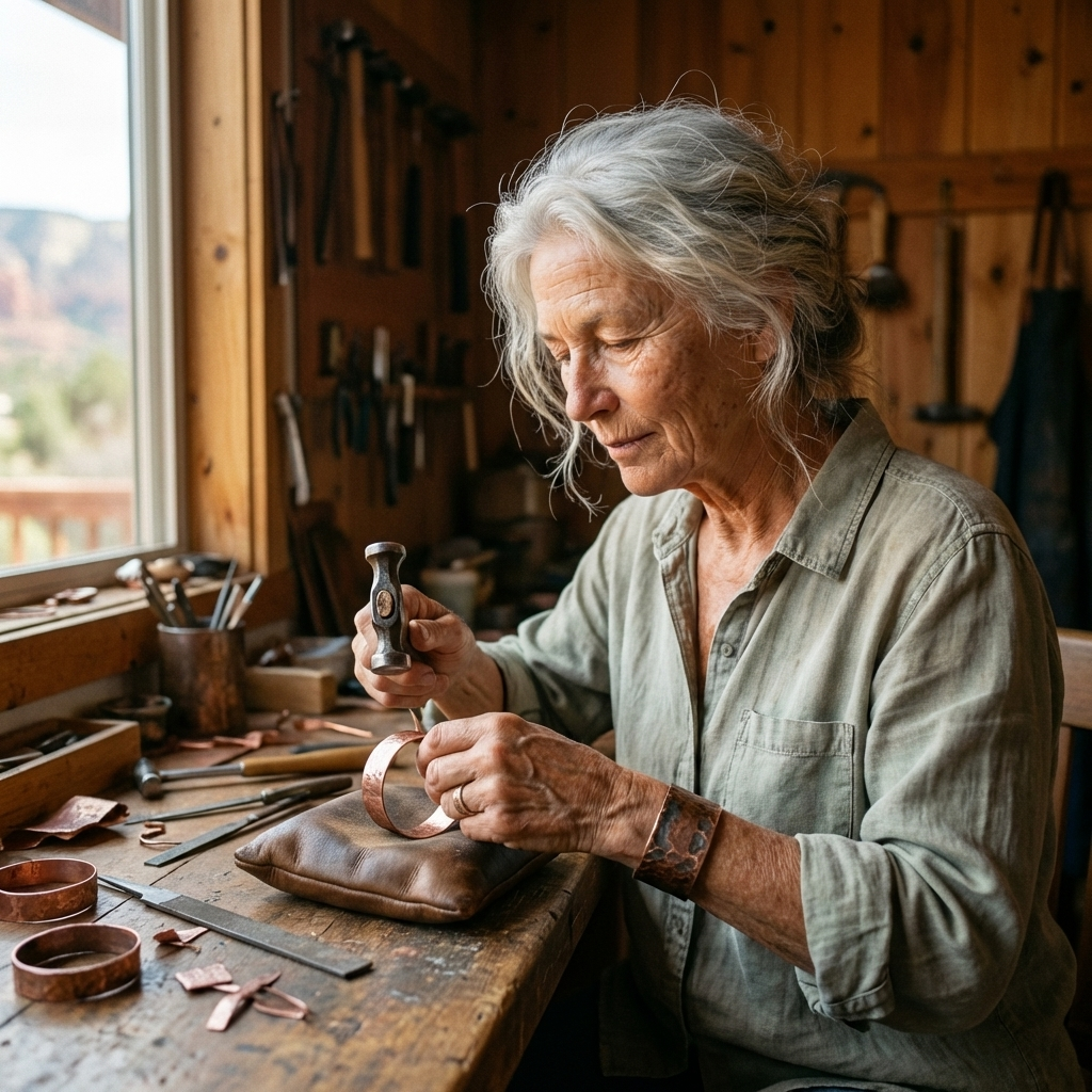 Narukvica od bakra Alorin's Bloom
